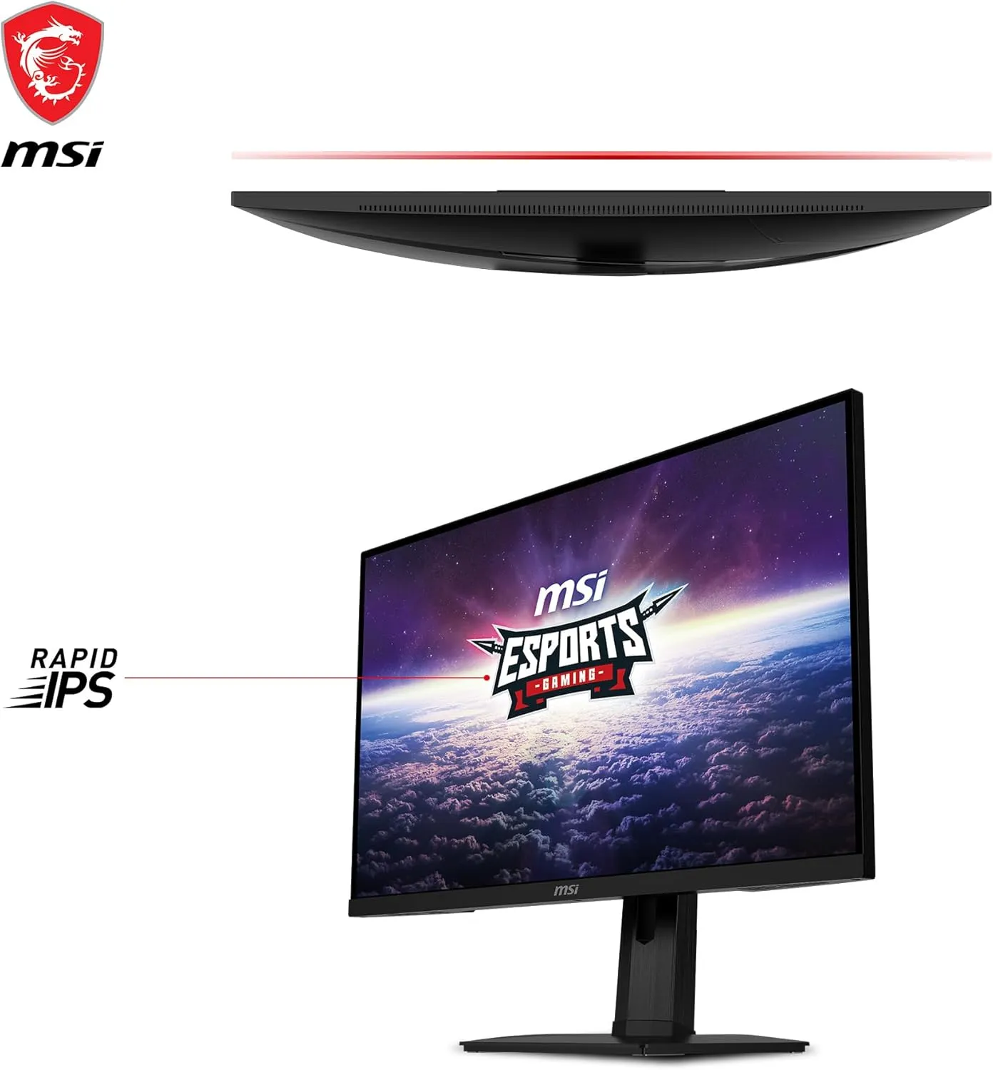 [最新產品] MSI 27" eSports G274QPX 240Hz 2K QHD Rapid IPS (16:9) 電競顯示器 (MO-MG27QPX)