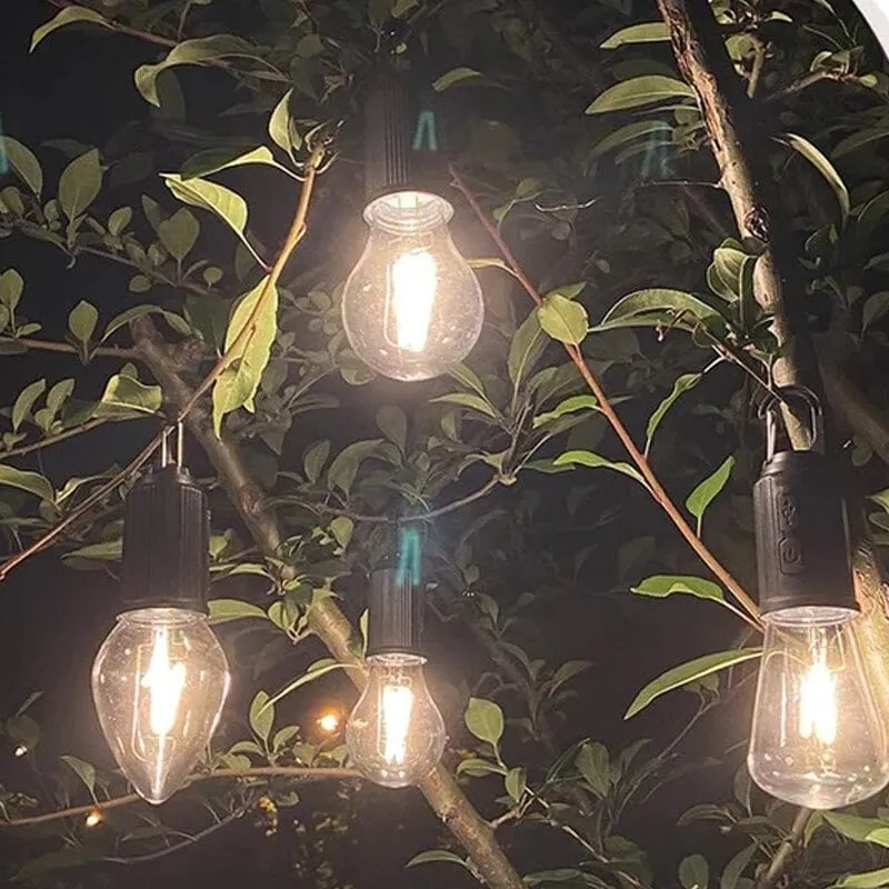 💡 New Outdoor Camping Hanging Type-C Charging Retro Bulb Light💡
