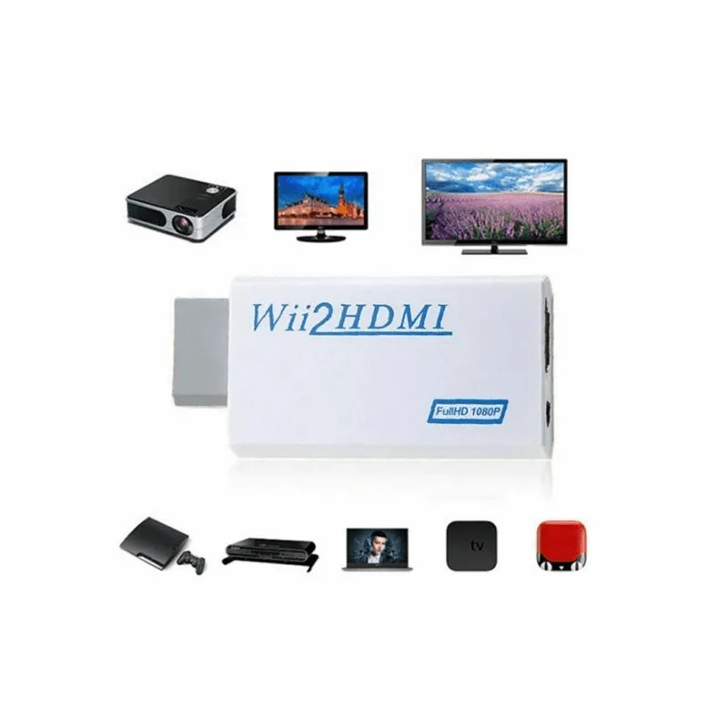 1080P Full Hd Tv Game Console Adapter Converter Wii To Hdmi Converter - Shop Now For Best Deals