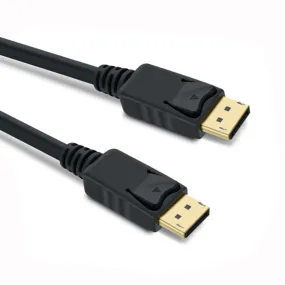 10Ft DisplayPort Cable Male to Male w/Latches v1.2 4K 60Hz