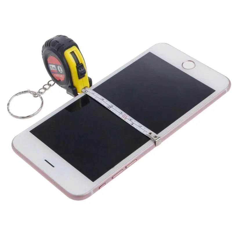 1M/T22 Measure Tape Keychain Roulette Retractable Measuring Tool Construction Instument Pocket Centimeter Woodworking Ruler