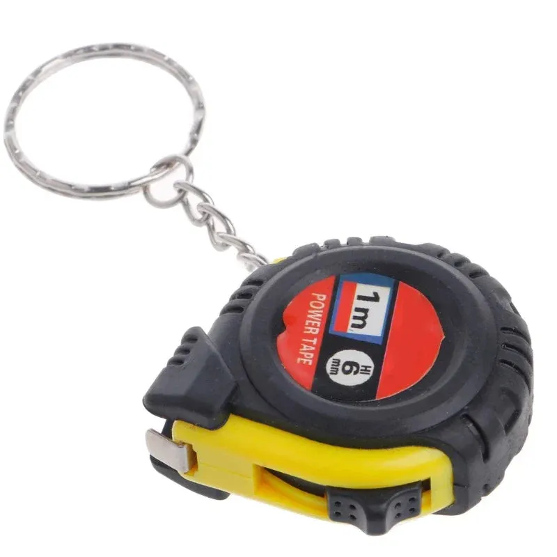 1M/T22 Measure Tape Keychain Roulette Retractable Measuring Tool Construction Instument Pocket Centimeter Woodworking Ruler