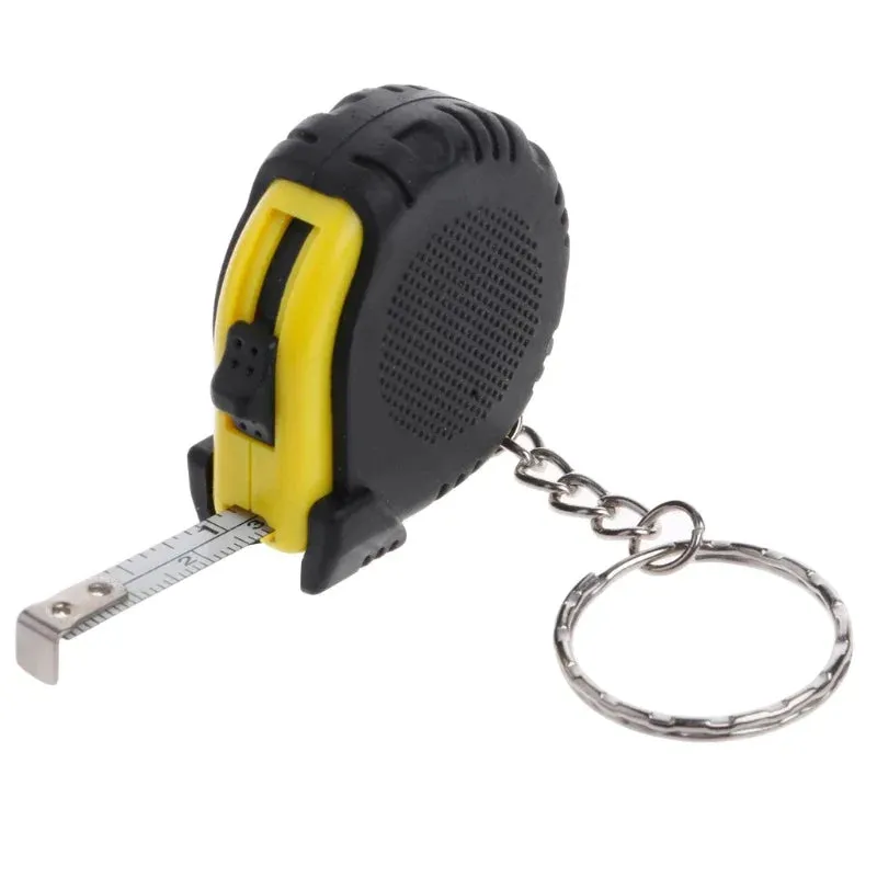 1M/T22 Measure Tape Keychain Roulette Retractable Measuring Tool Construction Instument Pocket Centimeter Woodworking Ruler