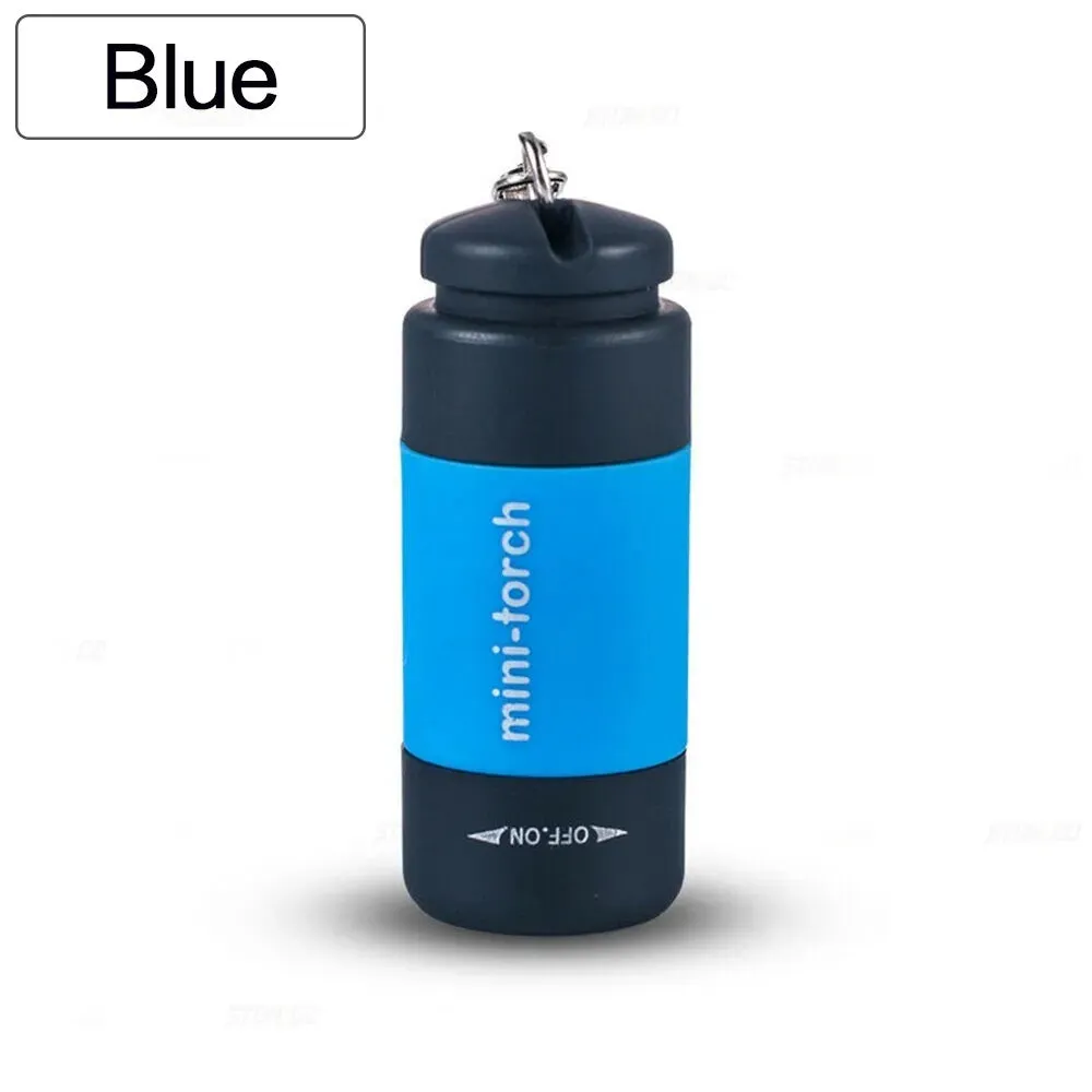 1PC Mini Keychain Pocket Torch USB Rechargeable LED Light Stonego Flashlight Lamp Waterproof Keychain Light