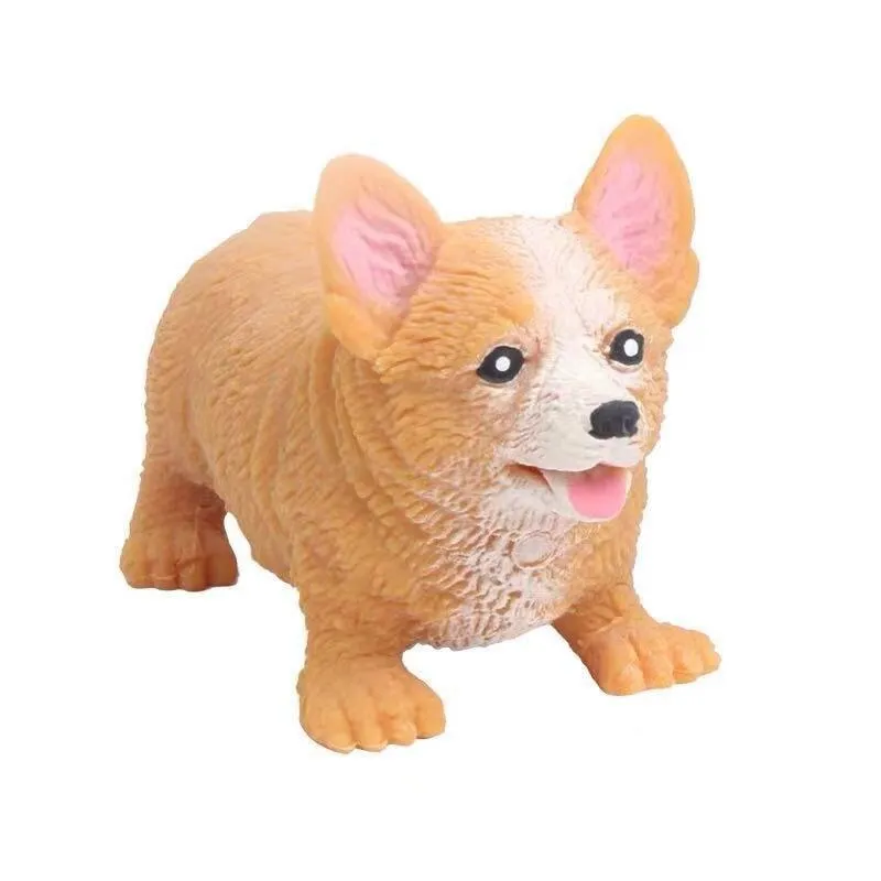 1Pcs Creative Decompression Toy Slow Rising Squeeze Toy Squeezing Cute Shar Pei Pink Pig Corgi Toys For Kids Friends Great Gifts