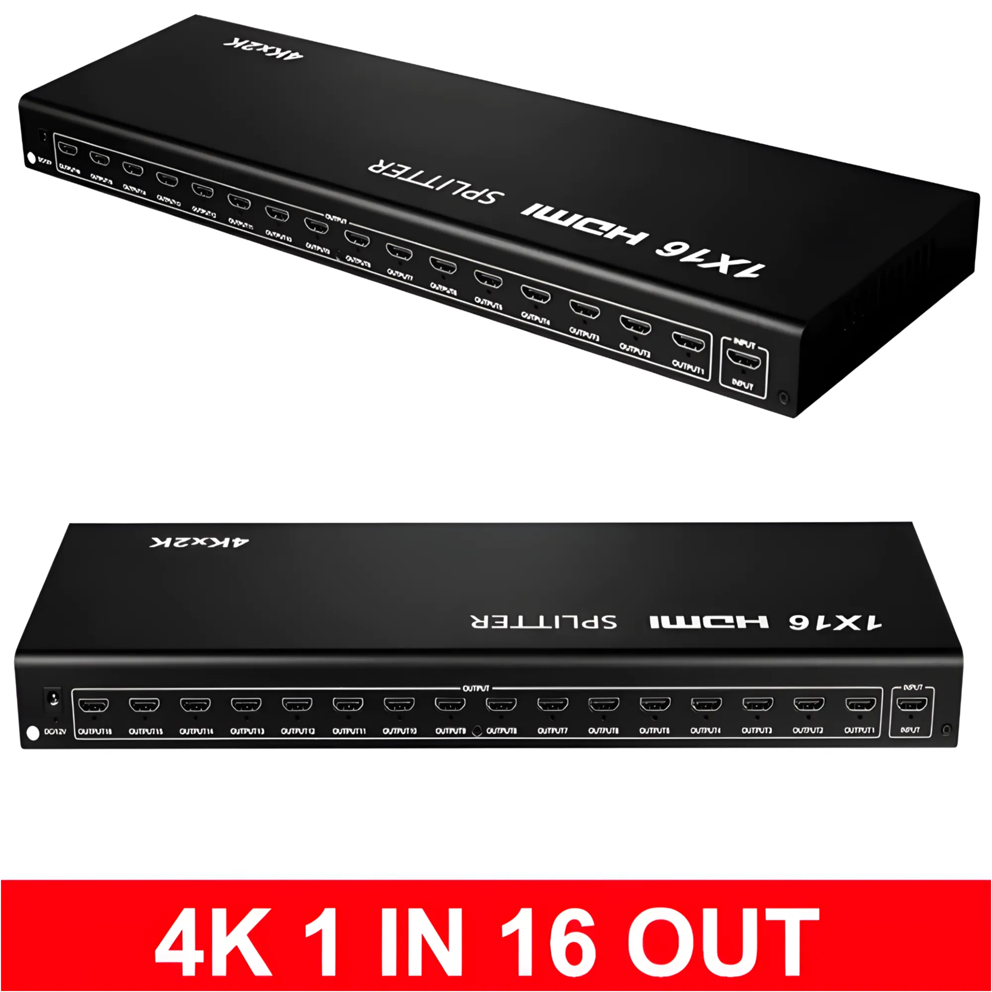 1X16 Hdmi Port Uhd 4Kx2K 3D 1080P Audio And Video Splitter For Tv Se-L117