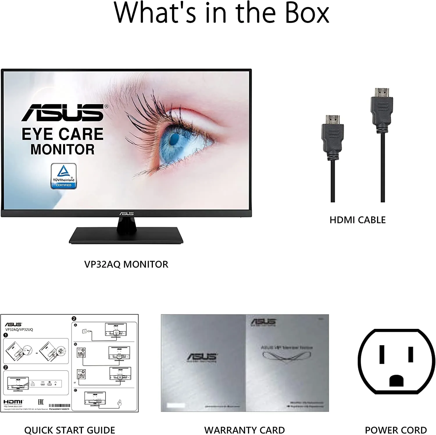 31.5” 2K Monitor (VP32AQ) - WQHD (2560 X 1440)