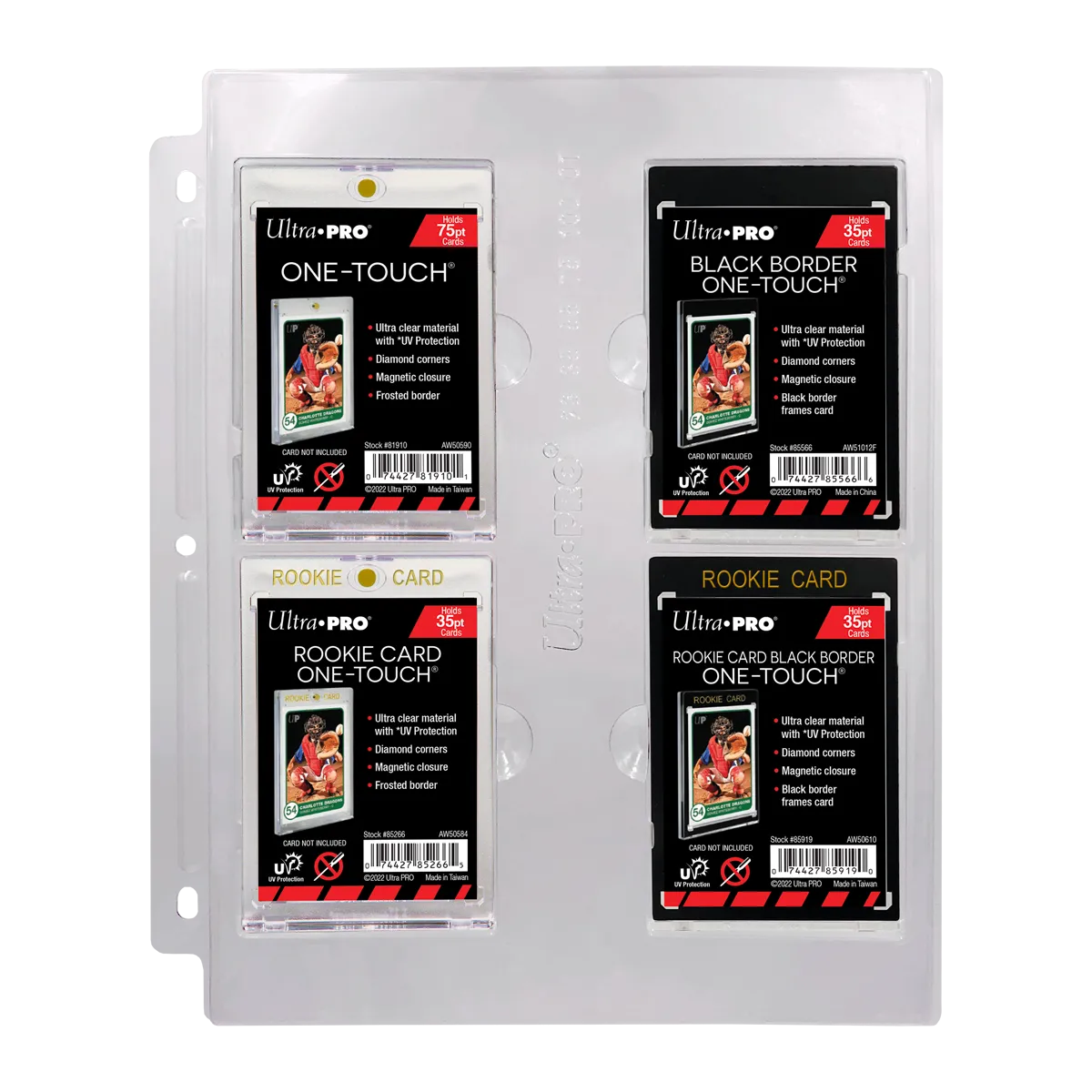 4-Pocket Page for 23PT-100PT ONE-TOUCH Displays