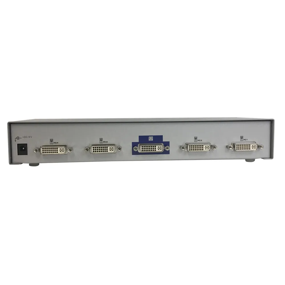4-Port DVI Video Switch (4 Inputs - 1 Output Selector)