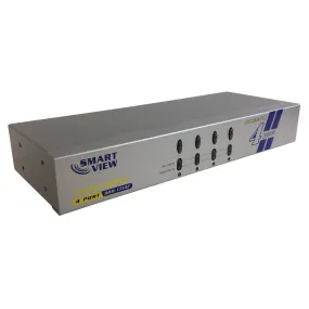 4-Port DVI Video Switch (4 Inputs - 1 Output Selector)