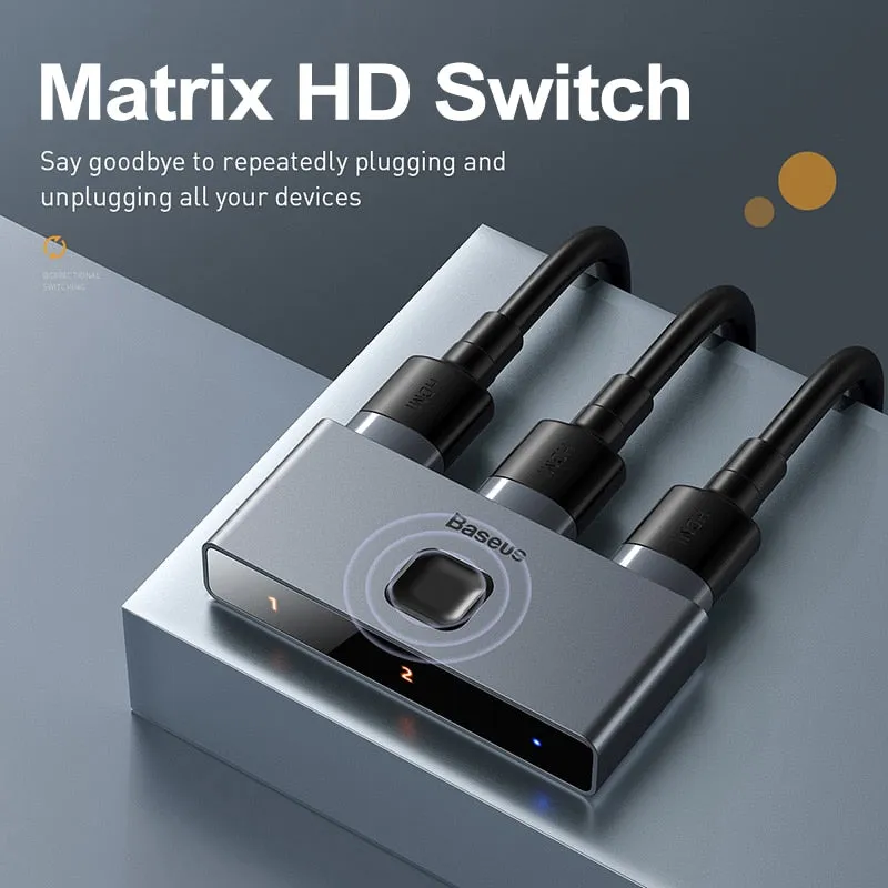 4K HD Switch HDMI-compatible Adapter