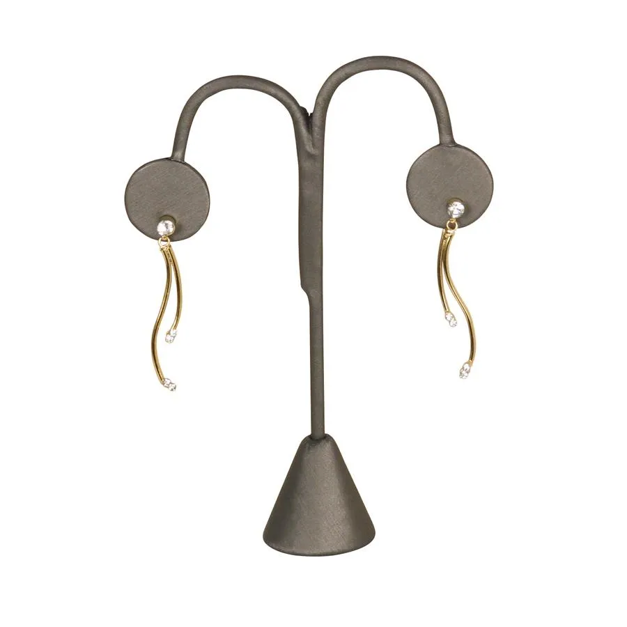 6 1/4"H - Single Earring Display Tear Drop Shape - (5 Material Choices)