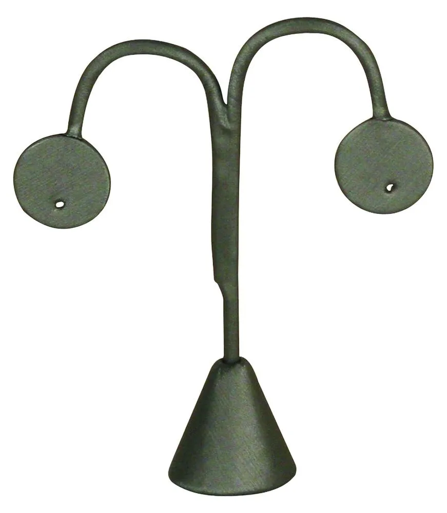 6 1/4"H - Single Earring Display Tear Drop Shape - (5 Material Choices)