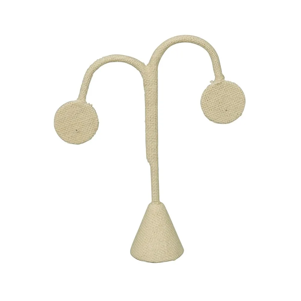 6 1/4"H - Single Earring Display Tear Drop Shape - (5 Material Choices)