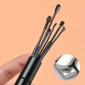 6-Piece: Portable Stainless Steel Ear Pick Set 6-Piece: Portable Stainless Steel Ear Pick Set