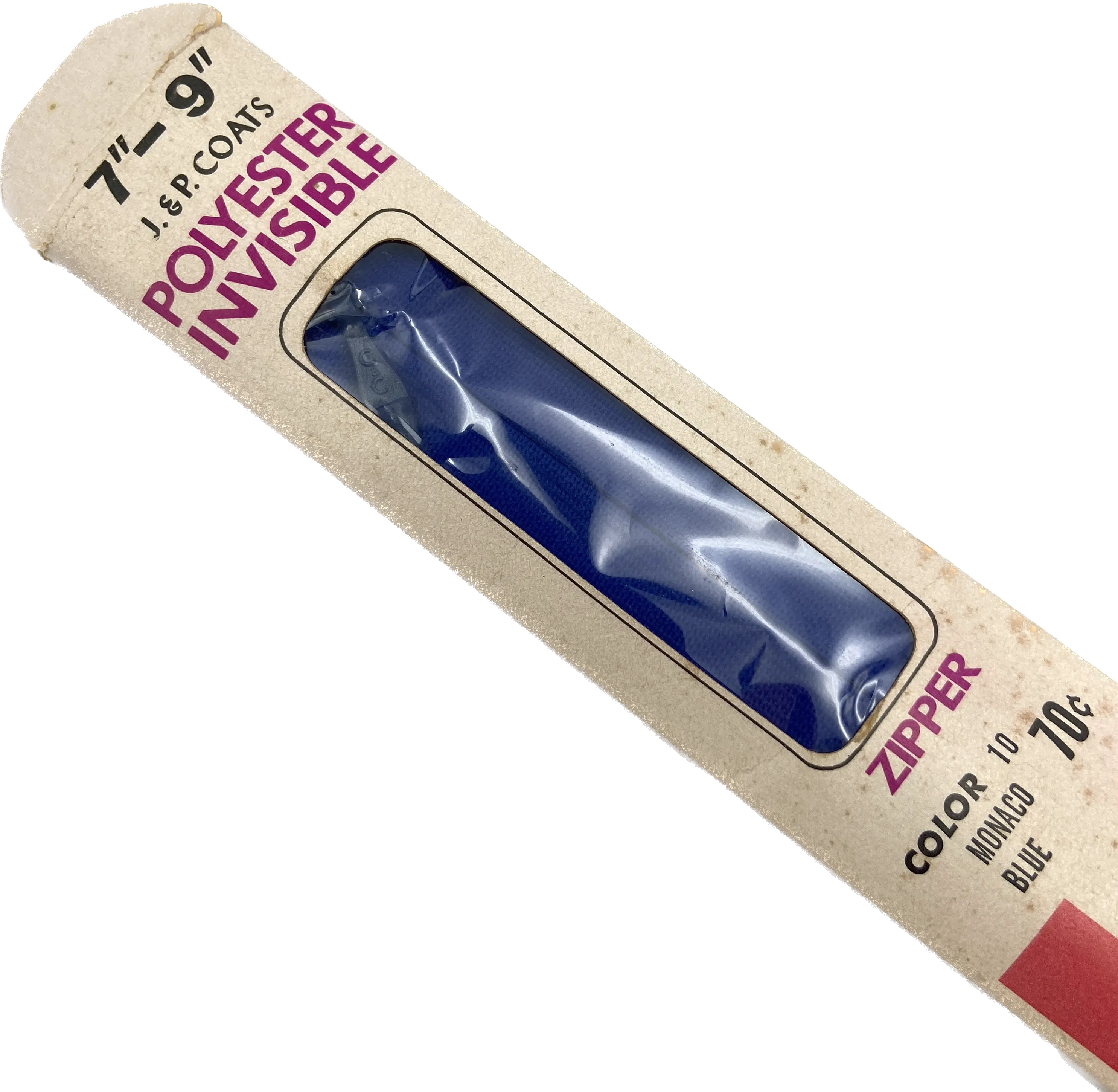 7-9" Poly Invisible Zipper | Pick Your Color