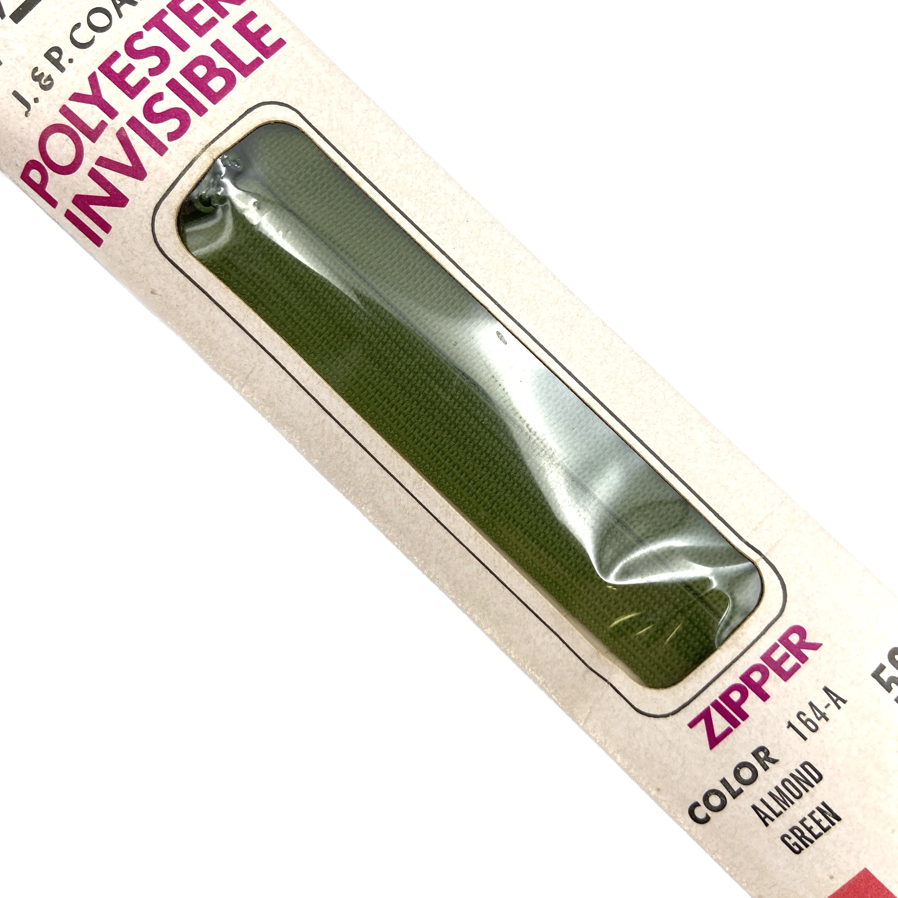 7-9" Poly Invisible Zipper | Pick Your Color