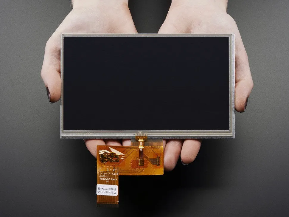 7.0" 40-pin TFT Display - 800x480 with Touchscreen