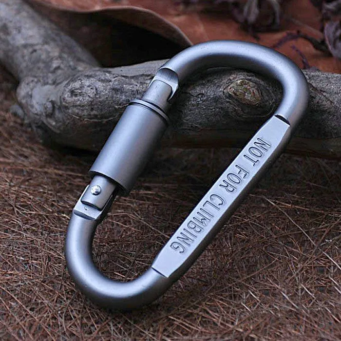 8-Pack: Aluminum Outdoor Carabiner