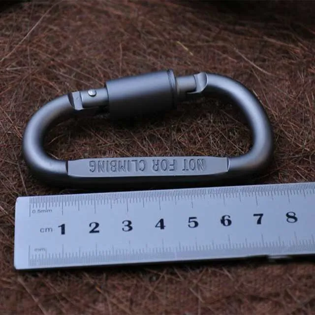 8-Pack: Aluminum Outdoor Carabiner