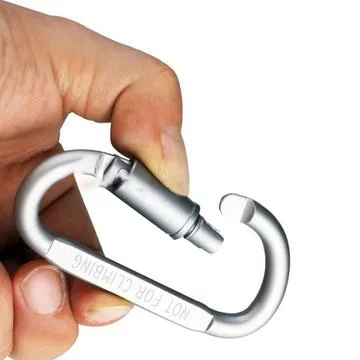 8-Pack: Aluminum Outdoor Carabiner