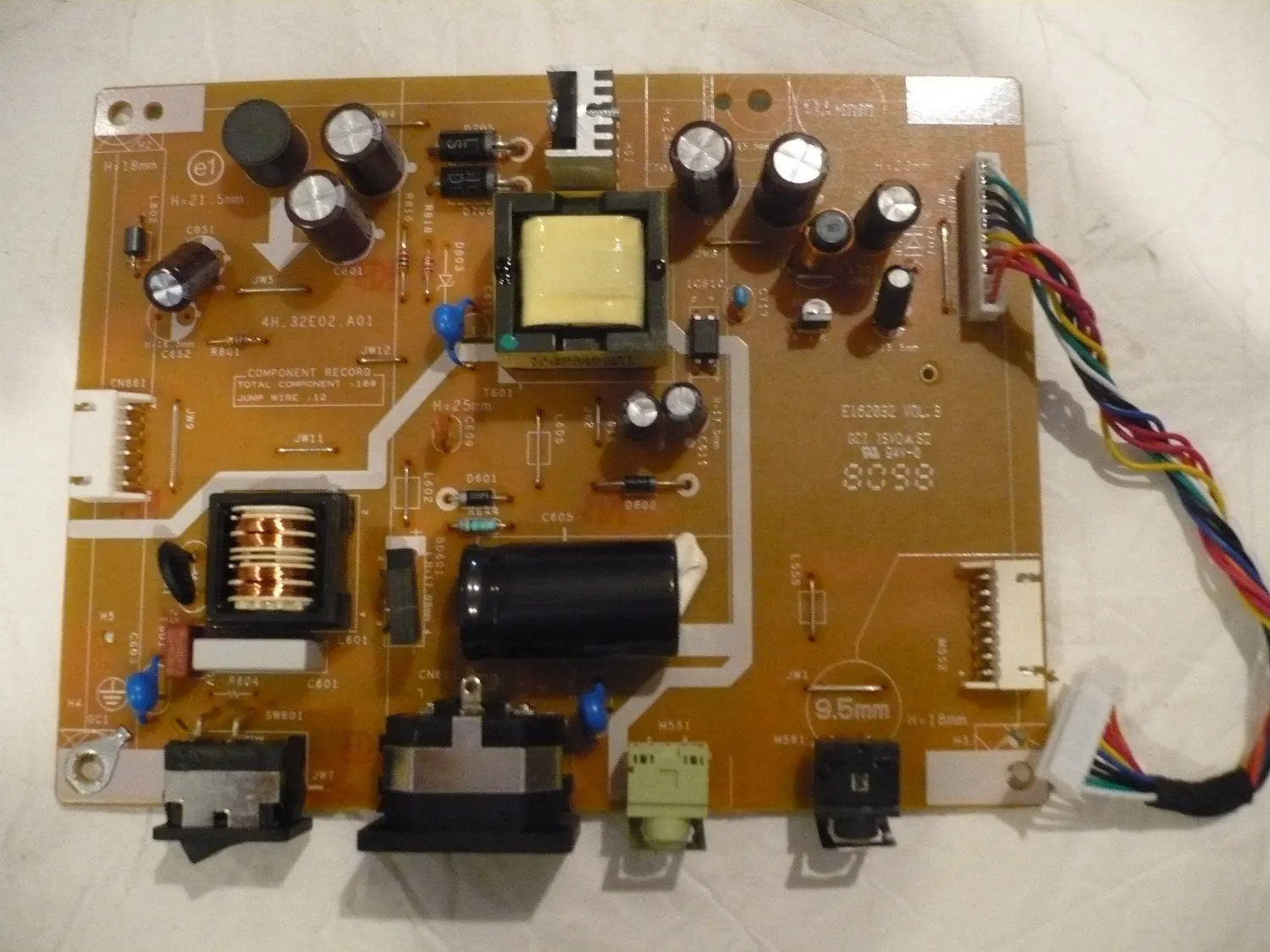 ACER B246HL MONITOR POWER SUPPLY BOARD 4H.32E02.A01