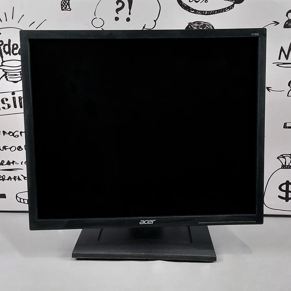 Acer V196L 19 Inch LED Monitor (Grade A) Original Used