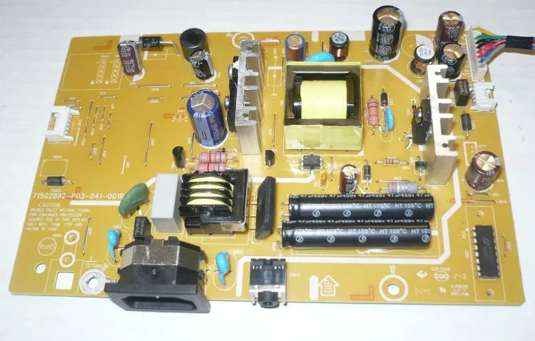 ACER V196WL MONITOR POWER SUPPLY BOARD D9401AQBE / 715G2892-P03-041-001R