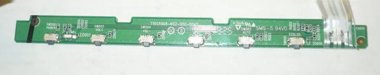 ACER V206HQL MONITOR BUTTON BOARD 715G5908-K02-000-004S
