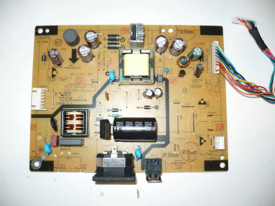 ACER V246HL MONITOR POWER SUPPLY BOARD 5E22M02019 / 4H.22V02.A61