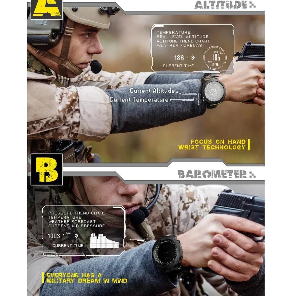 Adventure Companion: NORTH EDGE Outdoor Multifunctional Sports Watch