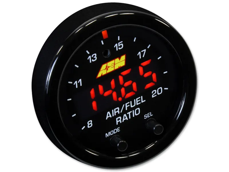 AEM X-Series Wideband AFR Gauge w/OBDII Connectivity (52mm) - Universal