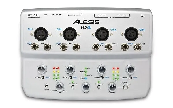 Alesis iO4 4-Channel, 24-Bit Recording Interface