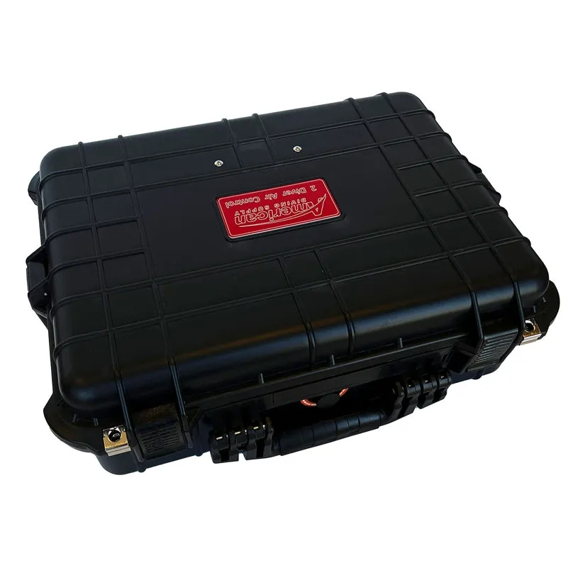 American Diving Supply Low Pressure 2 Diver Air Control Box w/ Low Pressure Alarm