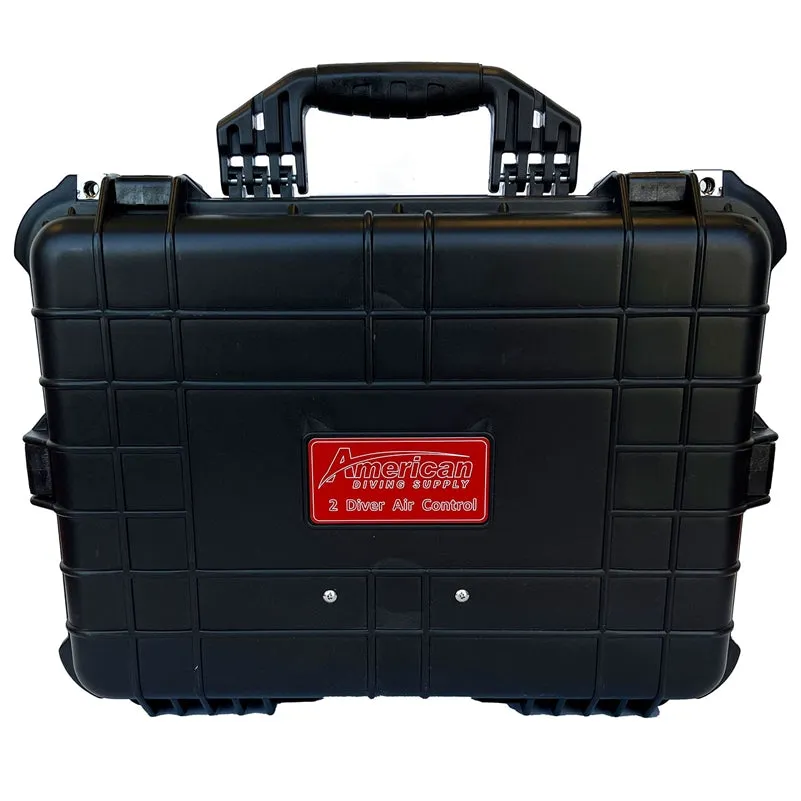 American Diving Supply Low Pressure 2 Diver Air Control Box w/ Low Pressure Alarm