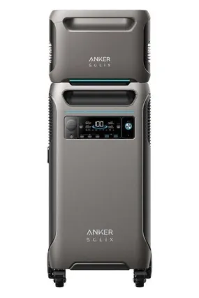 Anker SOLIX F3800 Portable Power Station with Expansion Battery - 7680 Watt Hours