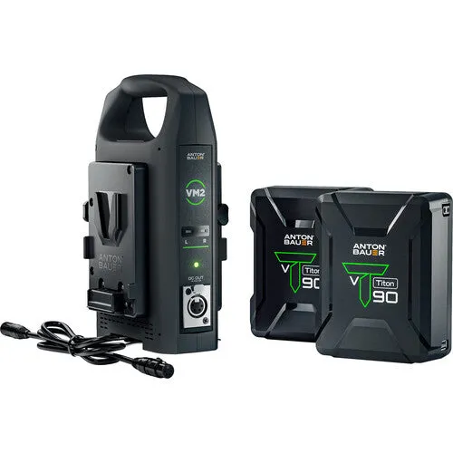 Anton Bauer Titon 90 V-Mount, Battery and Charger Kit