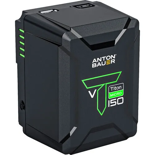 Anton Bauer Titon Micro 150 V Mount two battery kit with VM2 charger