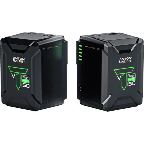 Anton Bauer Titon Micro 150 V Mount two battery kit with VM2 charger