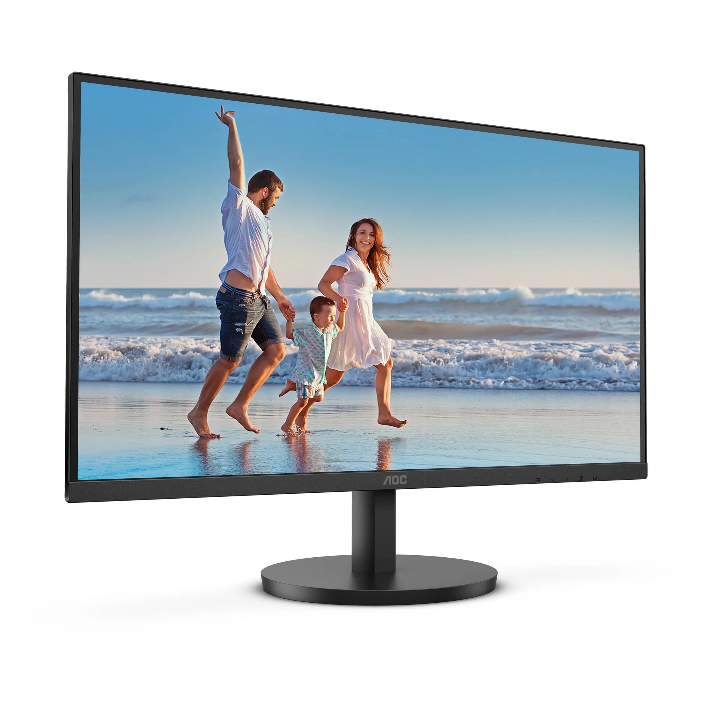 AOC 27" Small Frame Slim 1920 x 1080 75Hz Monitor - Certified Refurbished