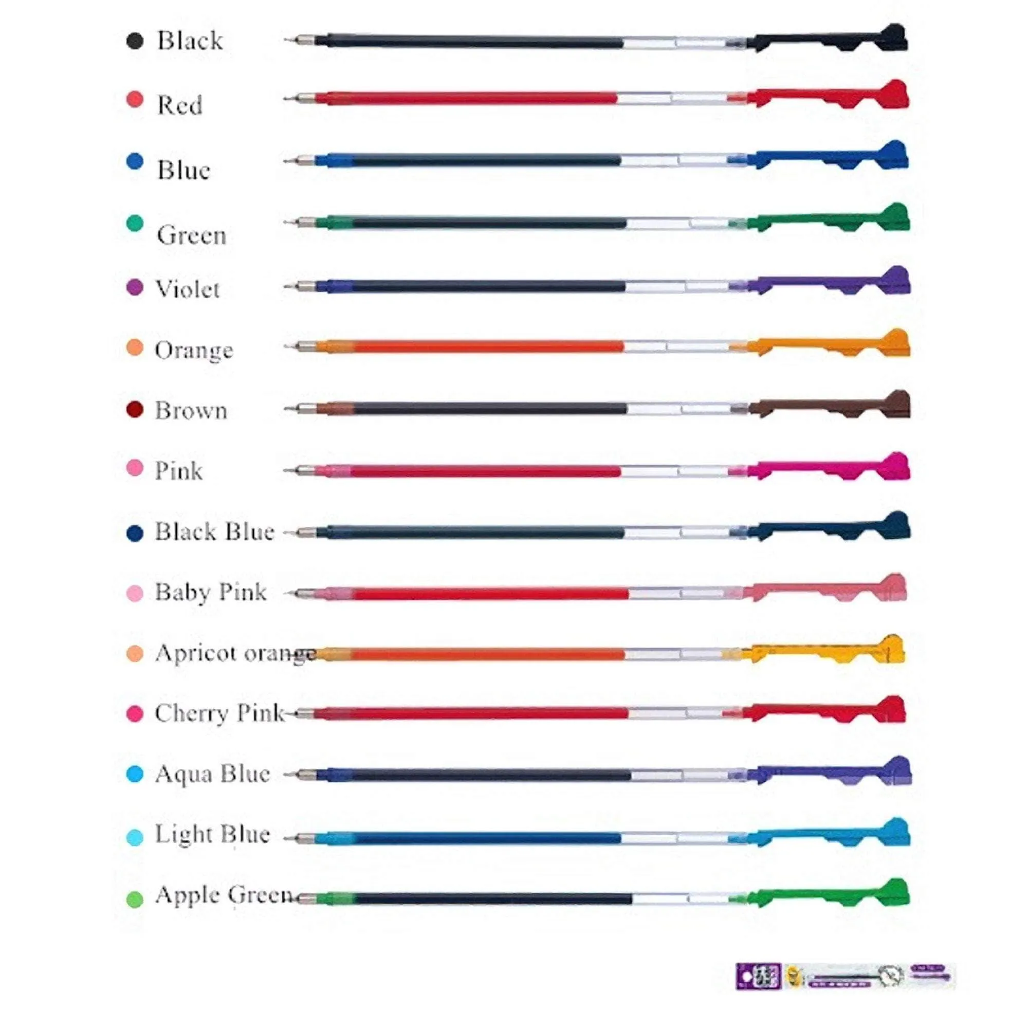 APRICOT ORANGE Pilot Hi-Tec-C Coleto Gel Multi Pen Refill  | 0.3 mm 0.4 mm 0.5 mm