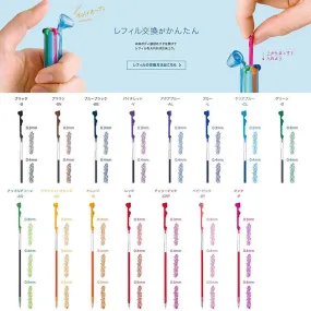 AQUA BLUE Pilot Hi-Tec-C Coleto Gel Multi Pen Refill  | 0.3 mm 0.4 mm 0.5 mm