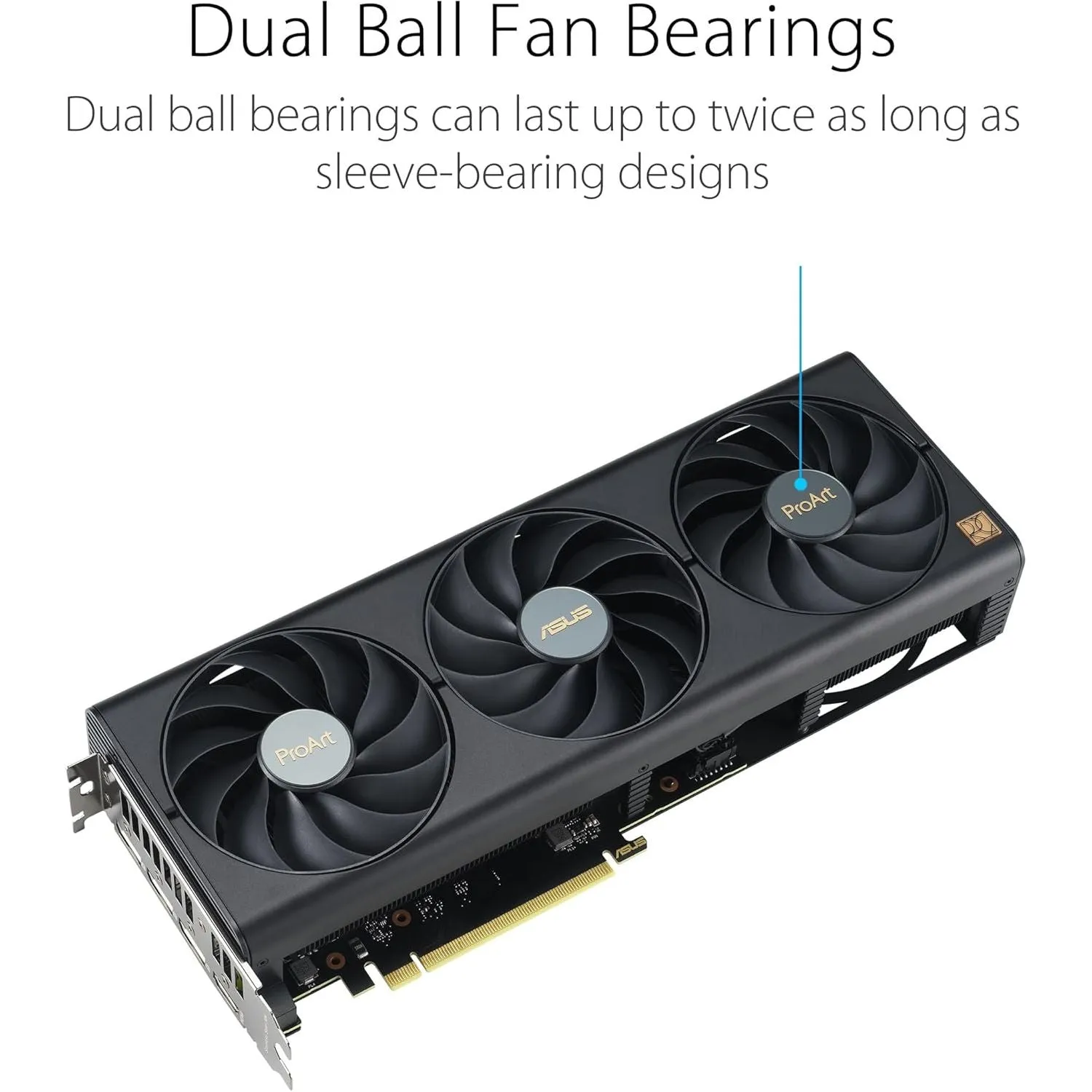ASUS GeForce RTX 4070 Super ProArt OC 12GB Graphics Card - 2565MHz Boost, GDDR6X, PCIe 4.0, DLSS 3, HDMI 2.1a, 4K & 8K HDR Support