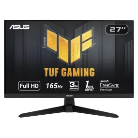 ASUS TUF Gaming VG277Q1A Monitor | 1080P | 165Hz (Supports 144Hz) | HDMI, DisplayPort | Tilt Adjustable ASUS TUF Gaming VG277Q1A Monitor | 1080P | 165Hz (Supports 144Hz) | HDMI, DisplayPort | Tilt Adjustable