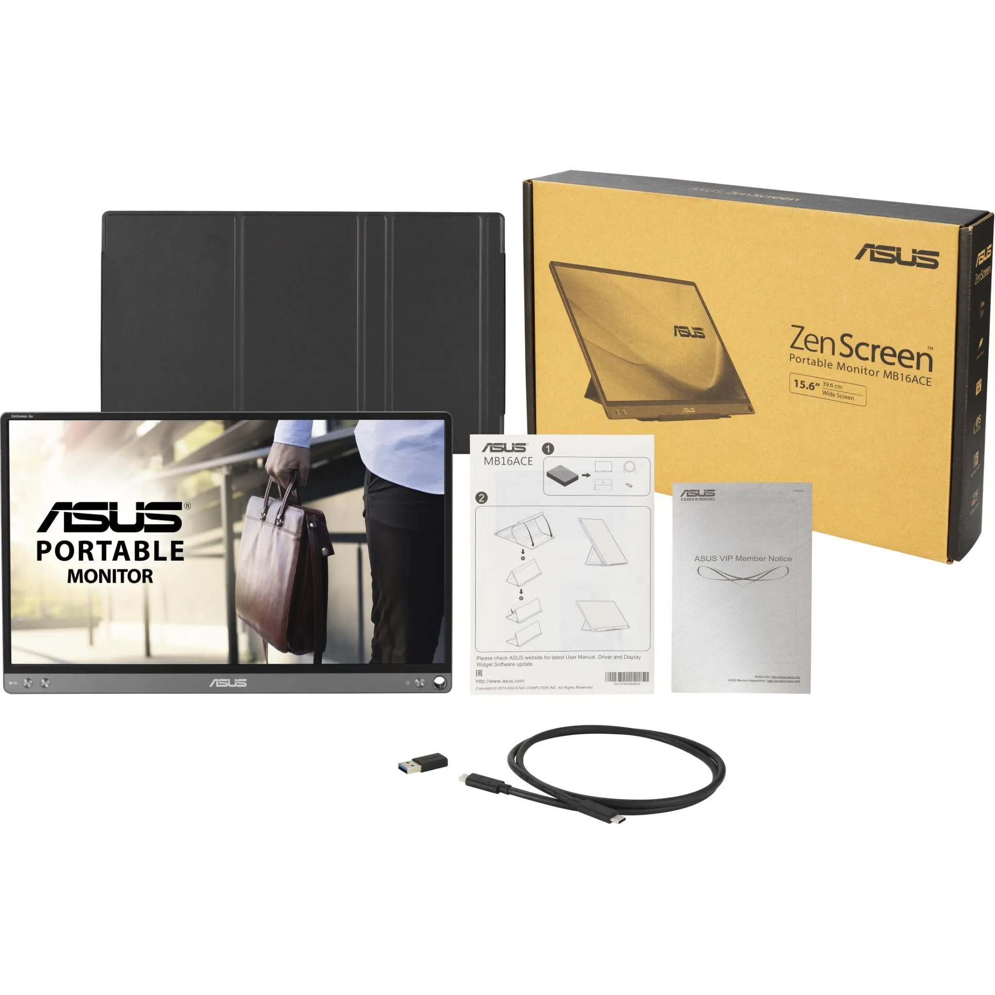 ASUS ZenScreen MB16ACE 15.6" Full HD Portable Monitor
