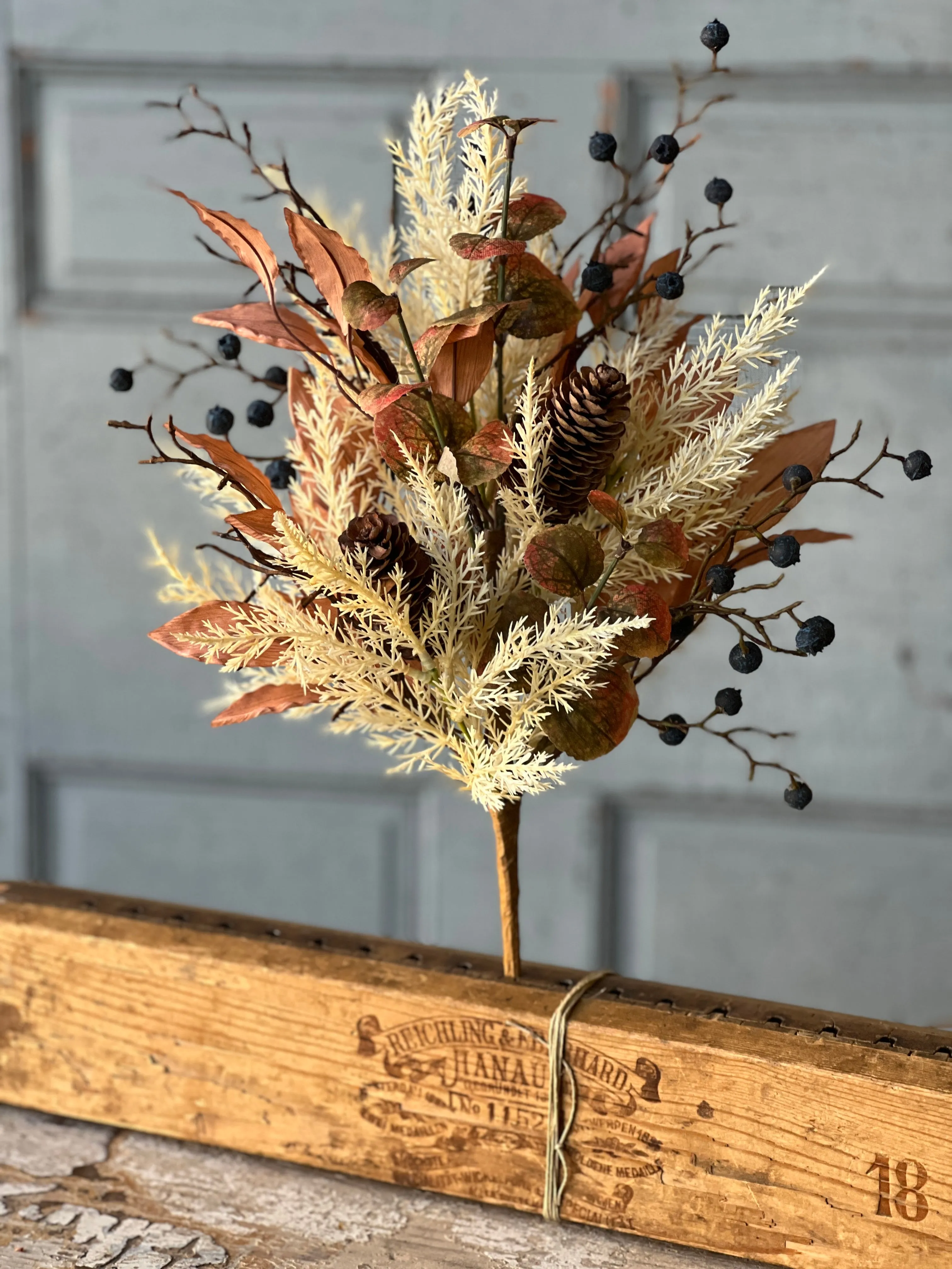 Autumn Inkberry & Sprig Bouquet | 19"