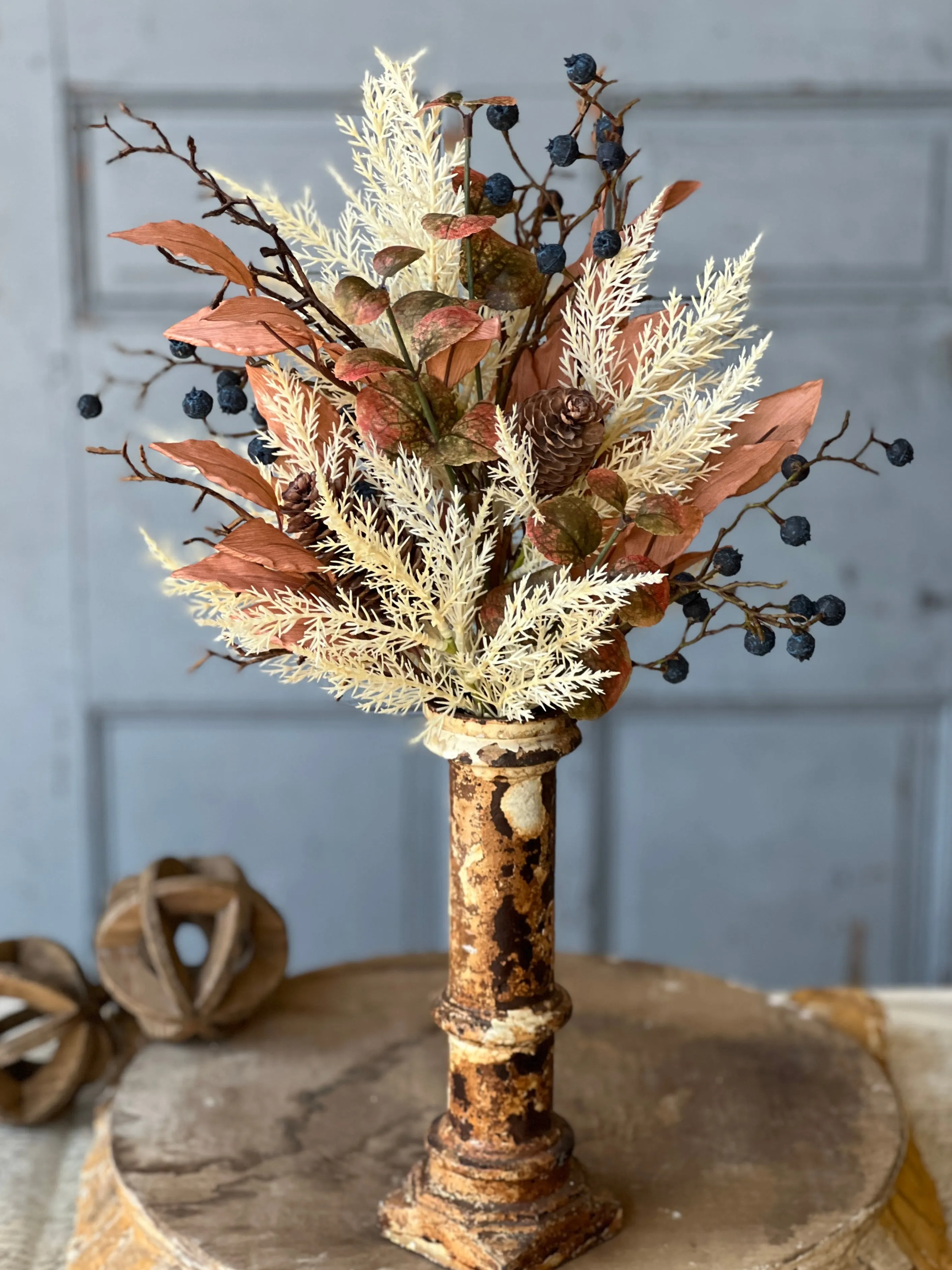 Autumn Inkberry & Sprig Bouquet | 19"