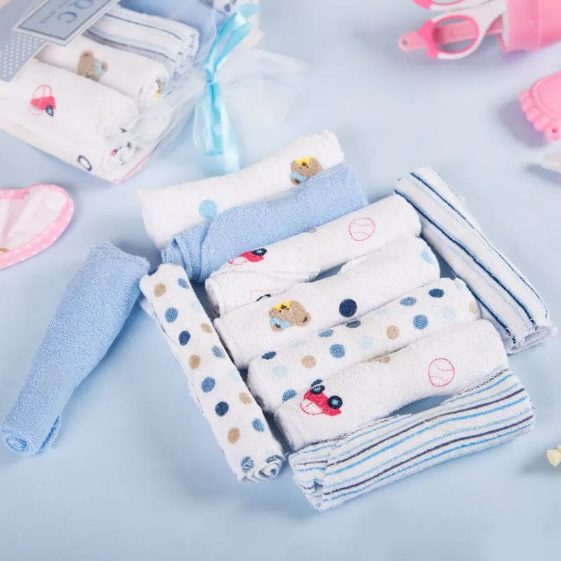 Baby Blue Napkin 10pcs Set