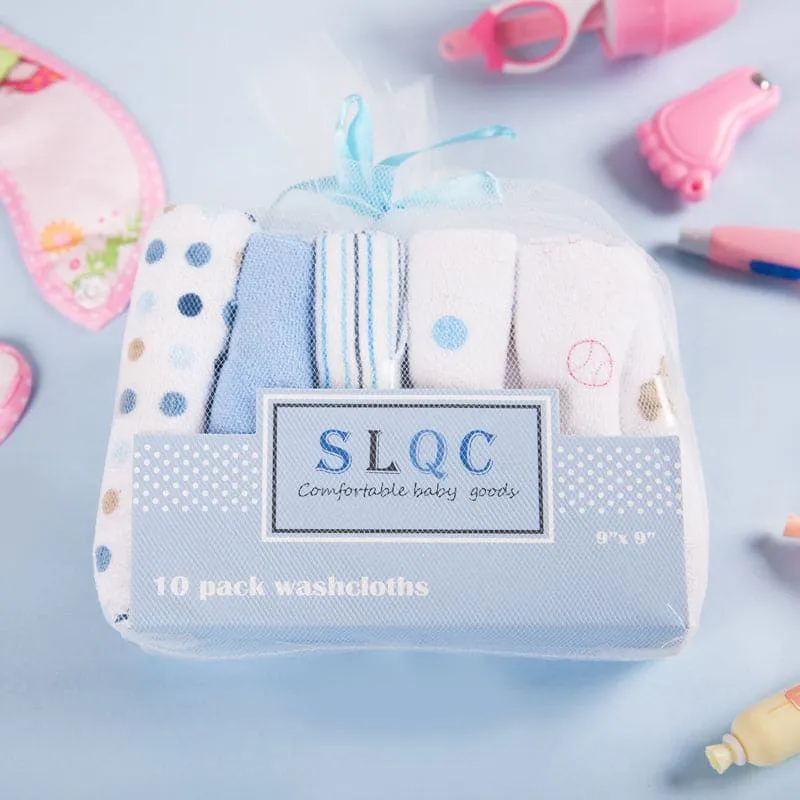 Baby Blue Napkin 10pcs Set