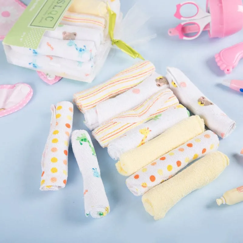 Baby Yellow Napkin 10pcs Set